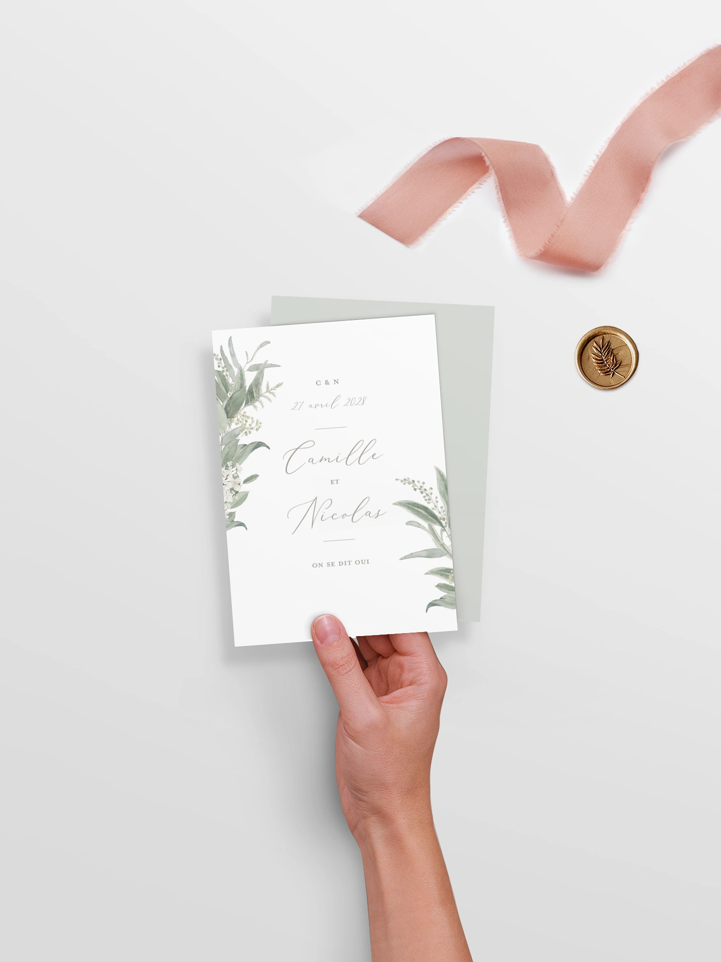 Faire-part de mariage Brin de sauge