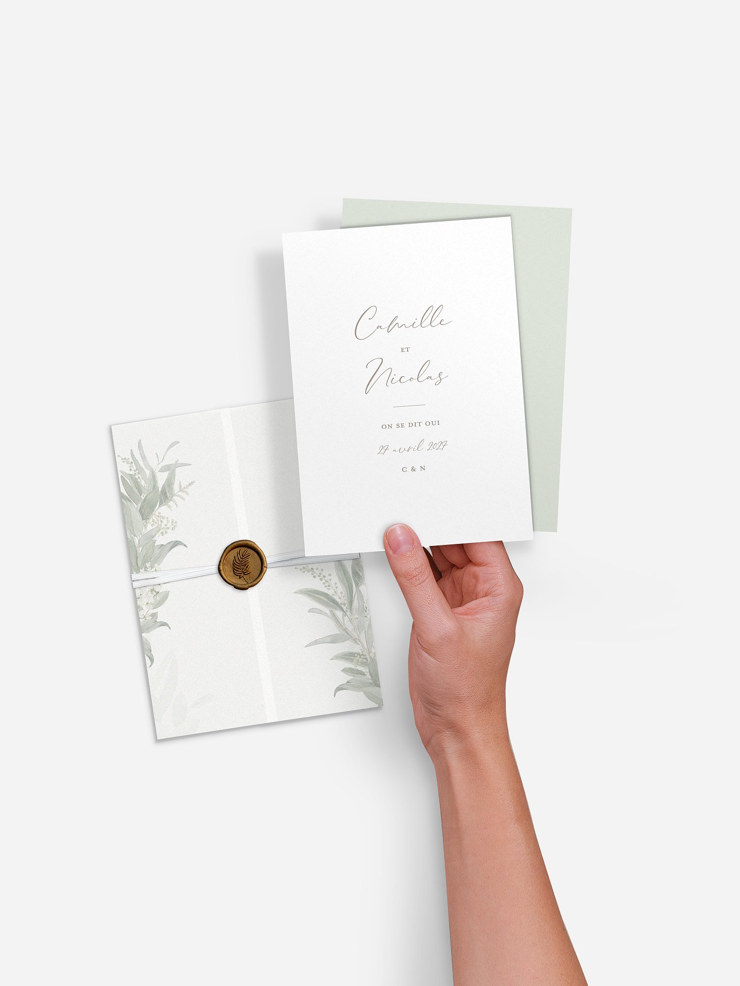 Faire-part de mariage Brin de sauge