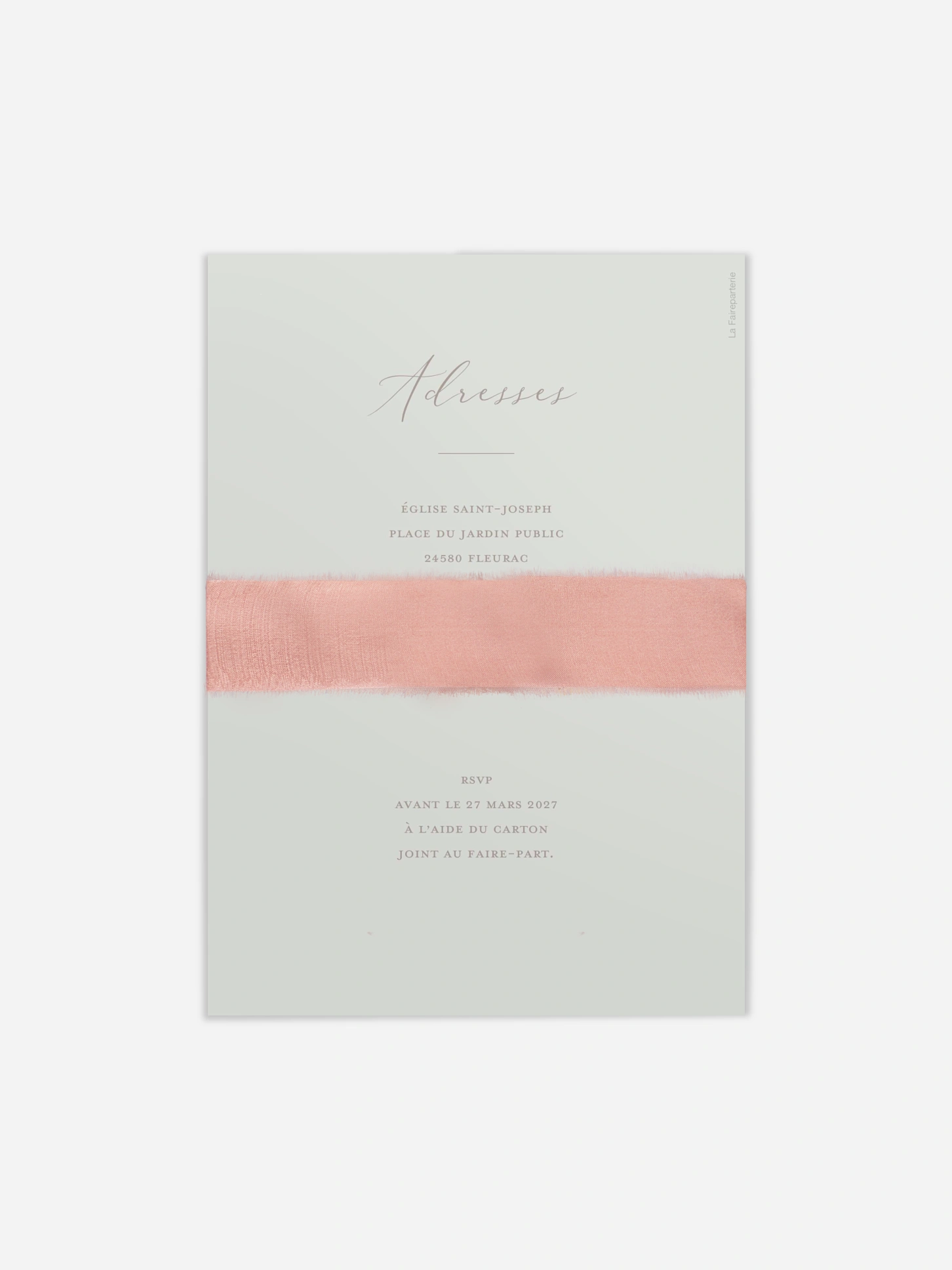 Faire-part de mariage Brin de sauge