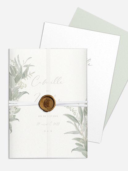 Faire-part de mariage Brin de sauge