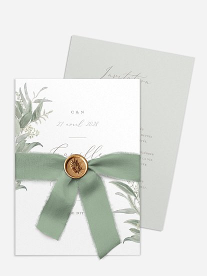 Faire-part de mariage Brin de sauge