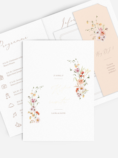 Programme mariage Arche de fleurs