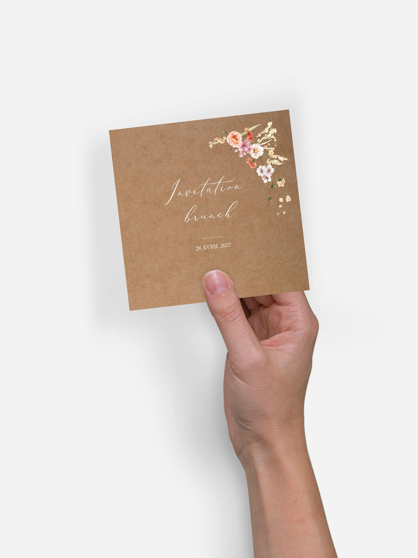 Carte brunch Arche de fleurs