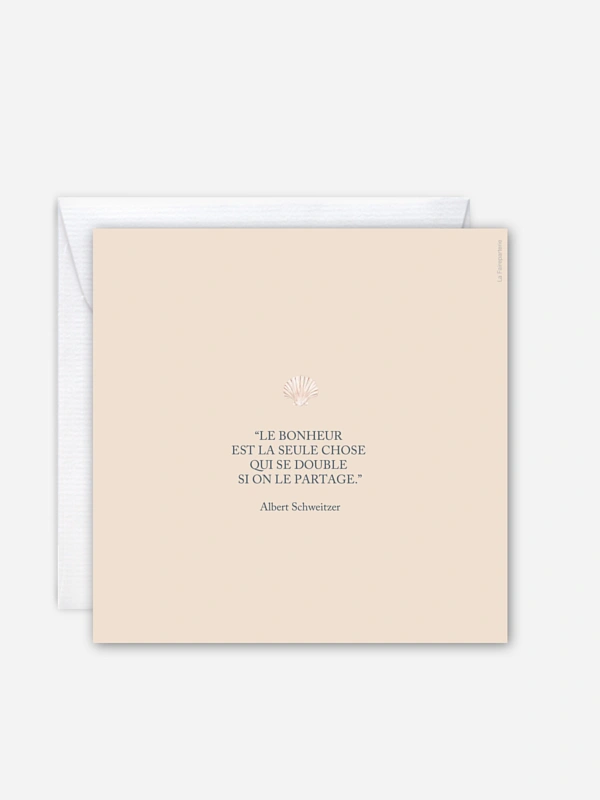 Faire-part de mariage Amour marin