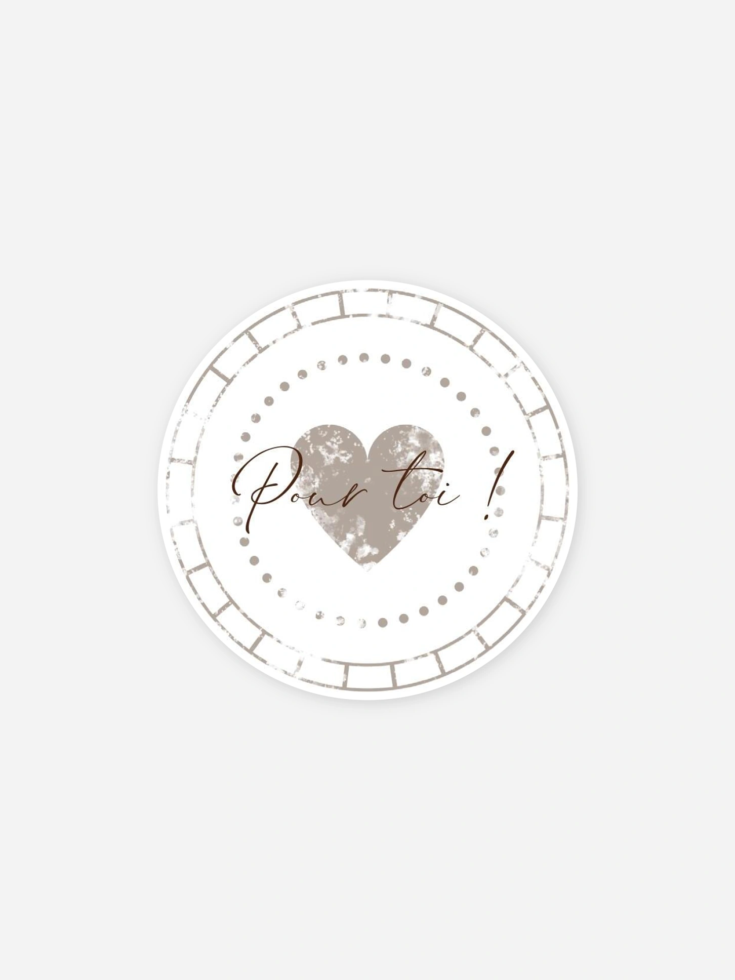 Étiquette cadeau mariage Passeport vintage