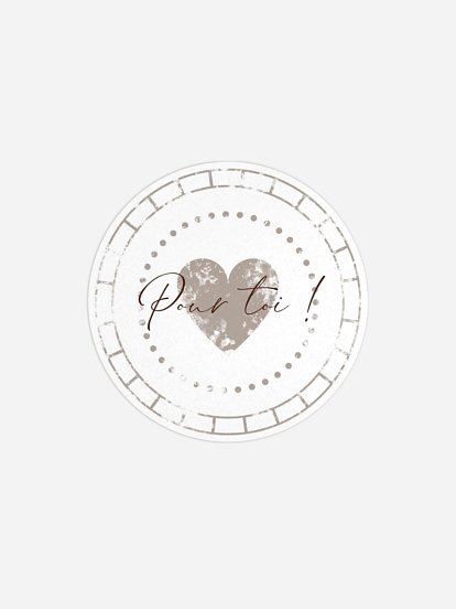Étiquette cadeau mariage Passeport vintage