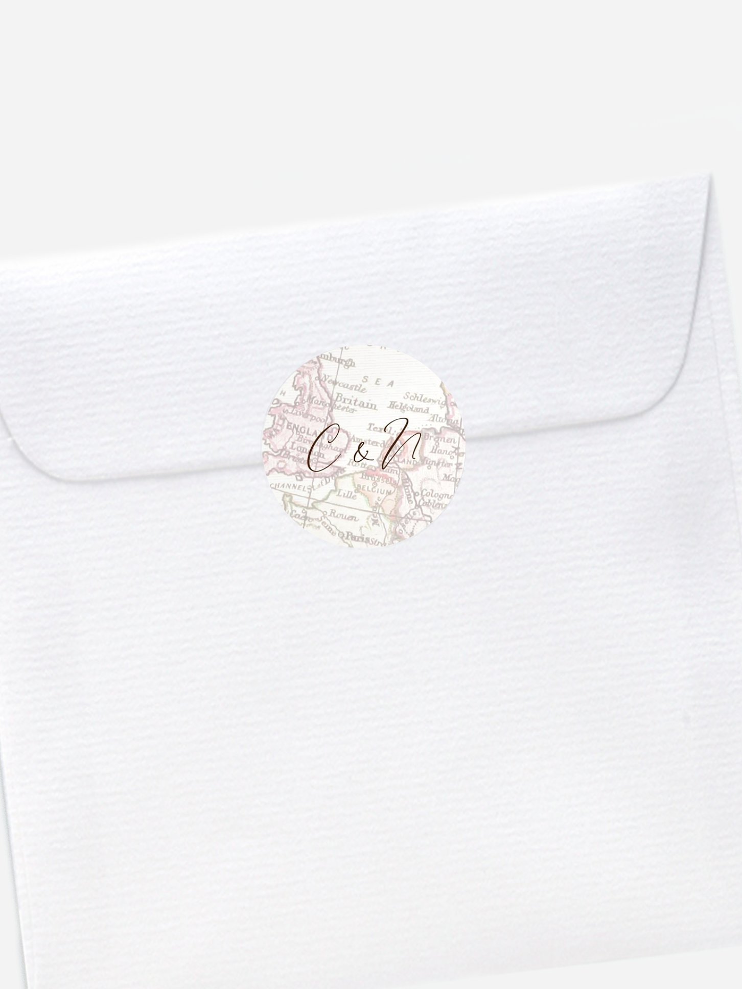 Stickers mariage Passeport vintage