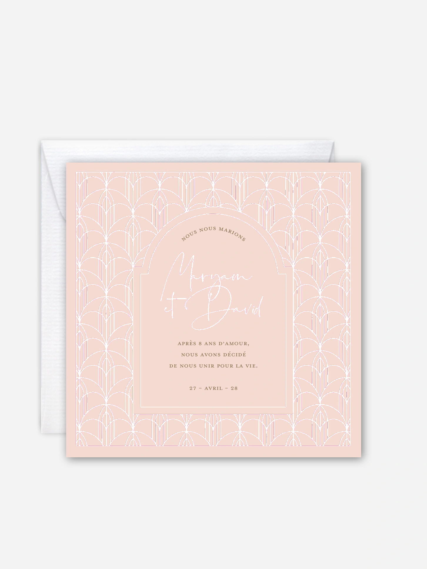 Faire-part de mariage Orient Chic