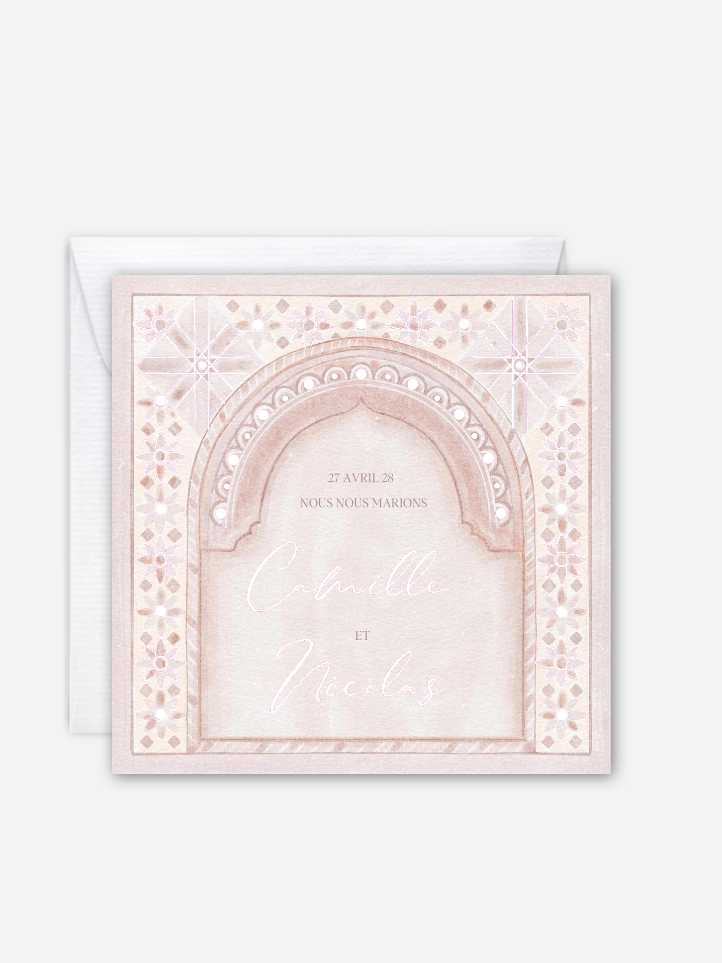 Faire-part de mariage Fênetre d'orient