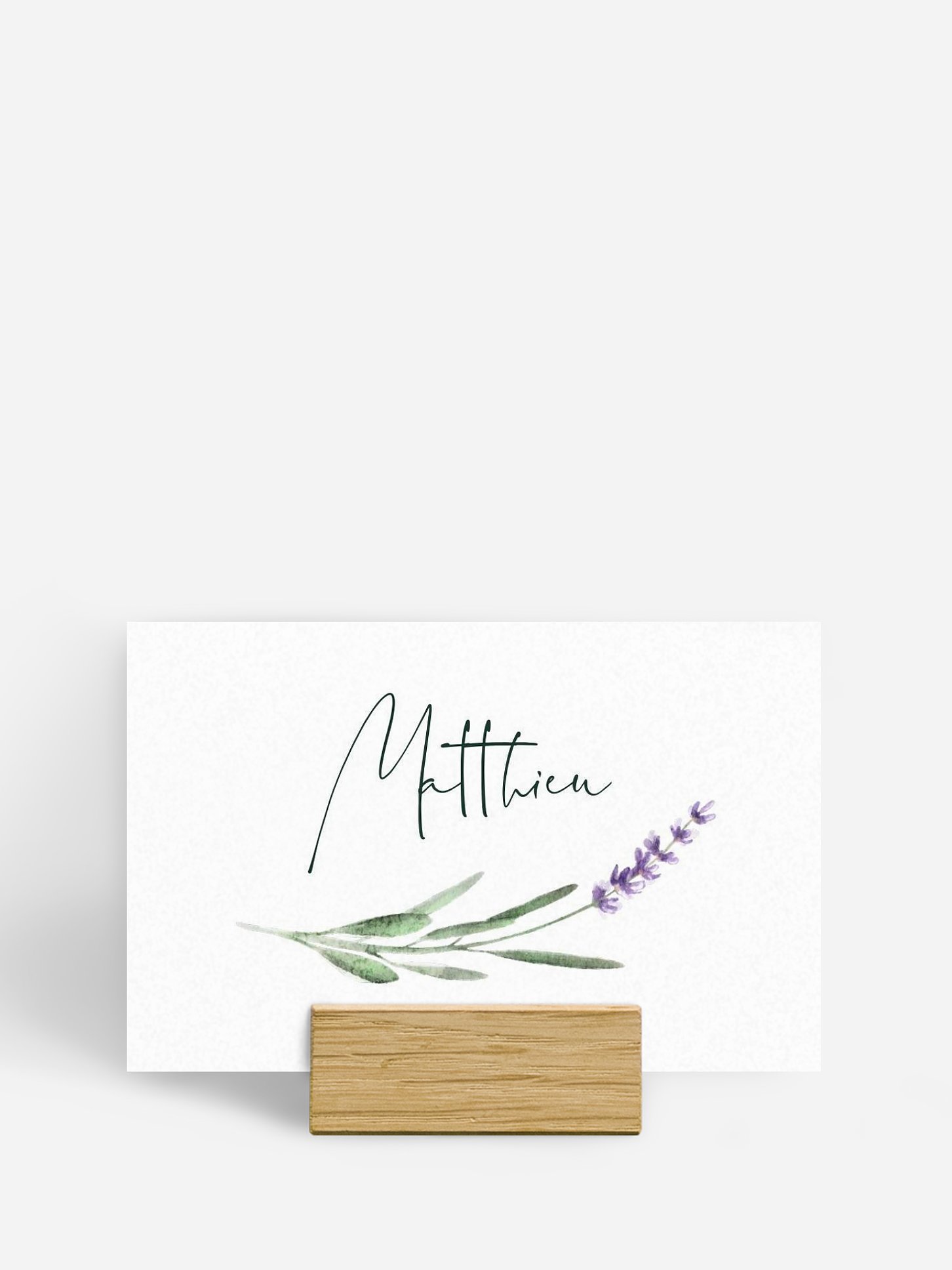 Marque-place mariage Un air de provence