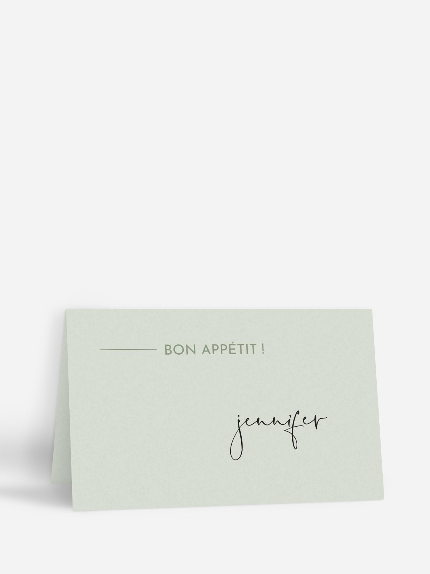 Marque-place mariage Romance moderne
