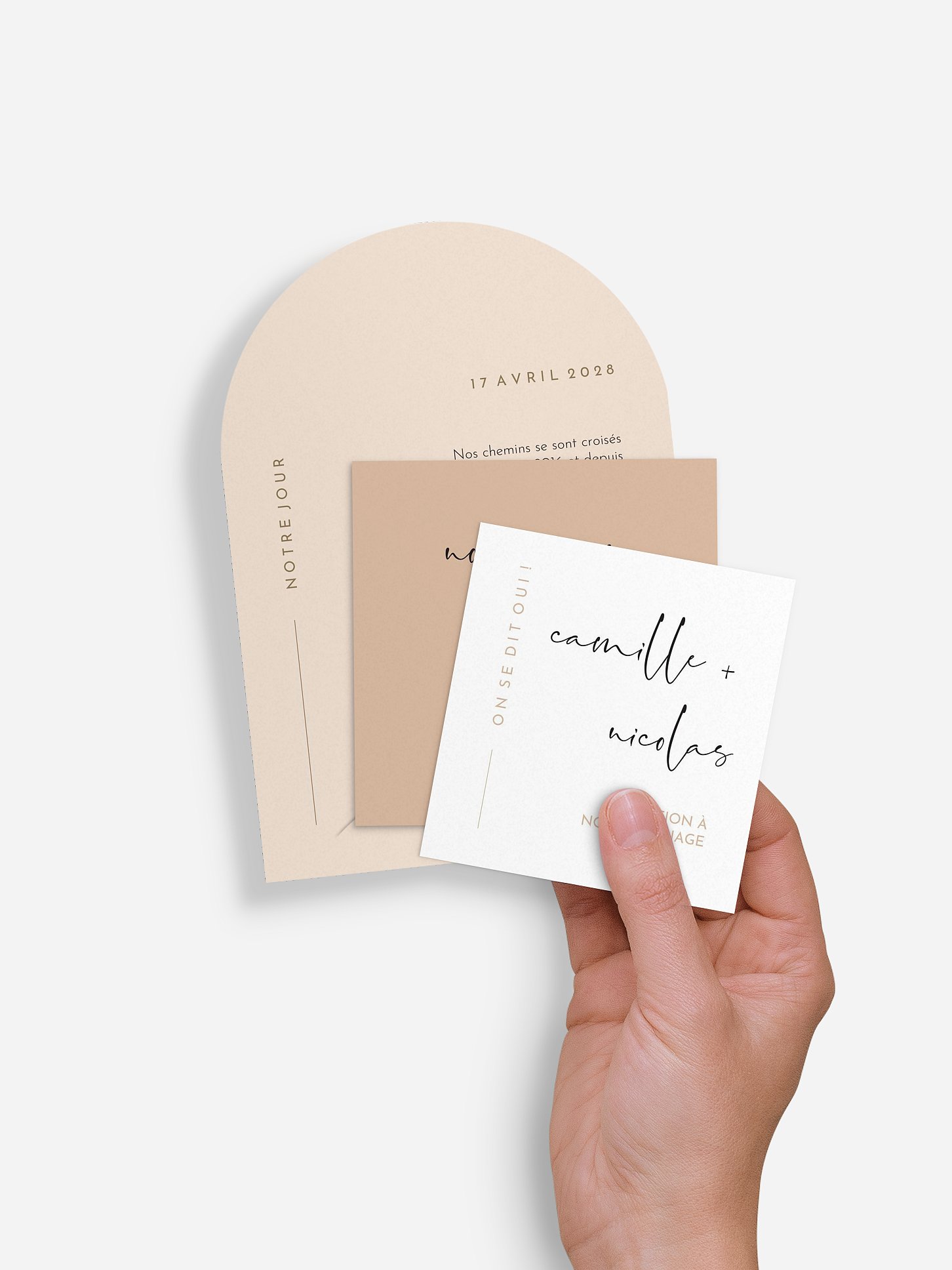 Faire-part de mariage Romance moderne