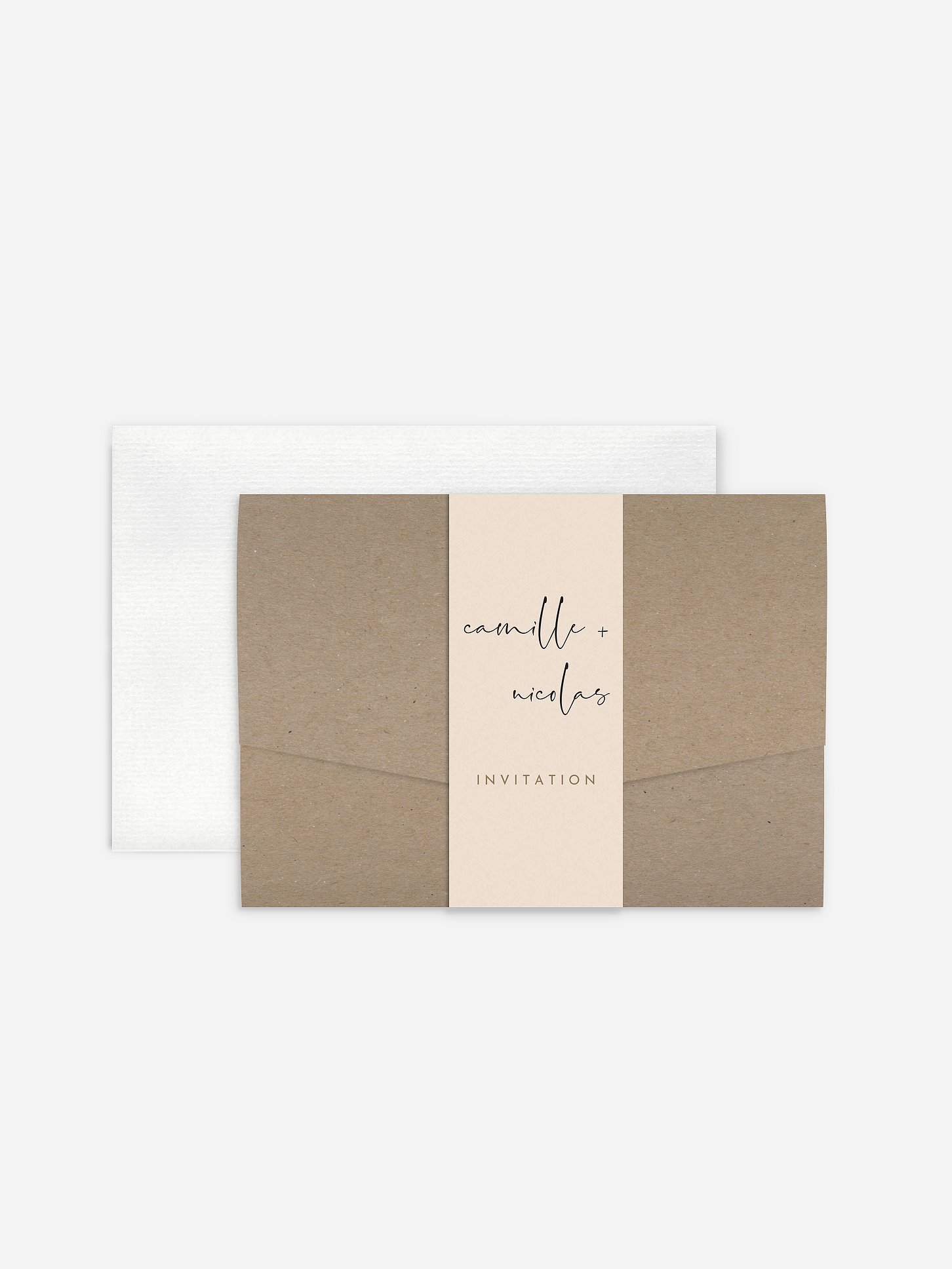 Faire-part de mariage Romance moderne