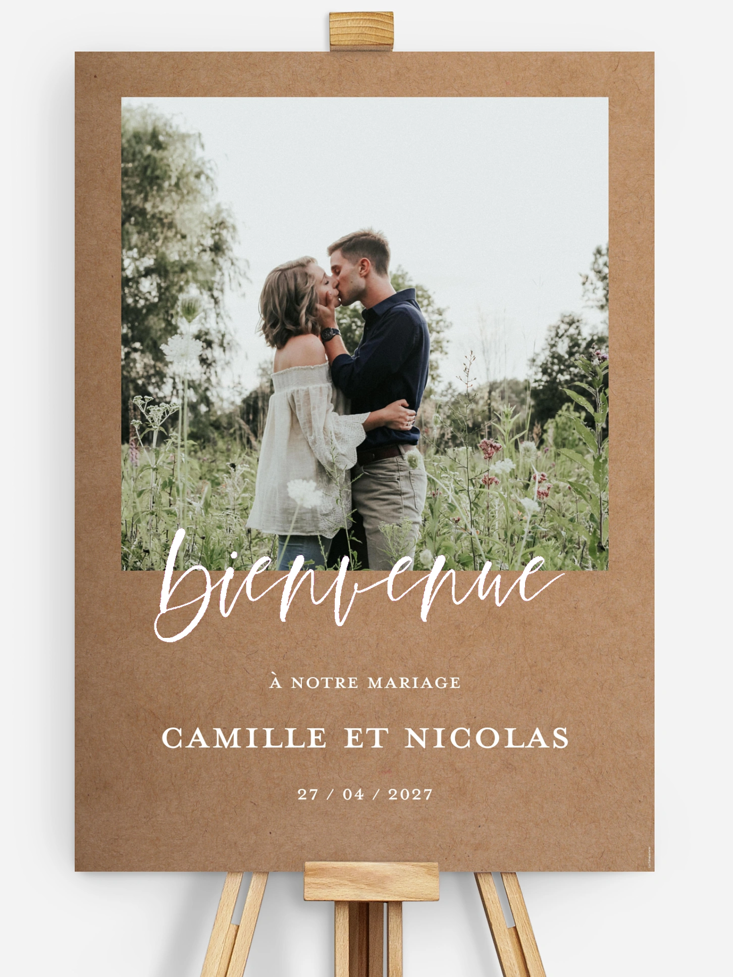 Poster bienvenue mariage Lovely Shine