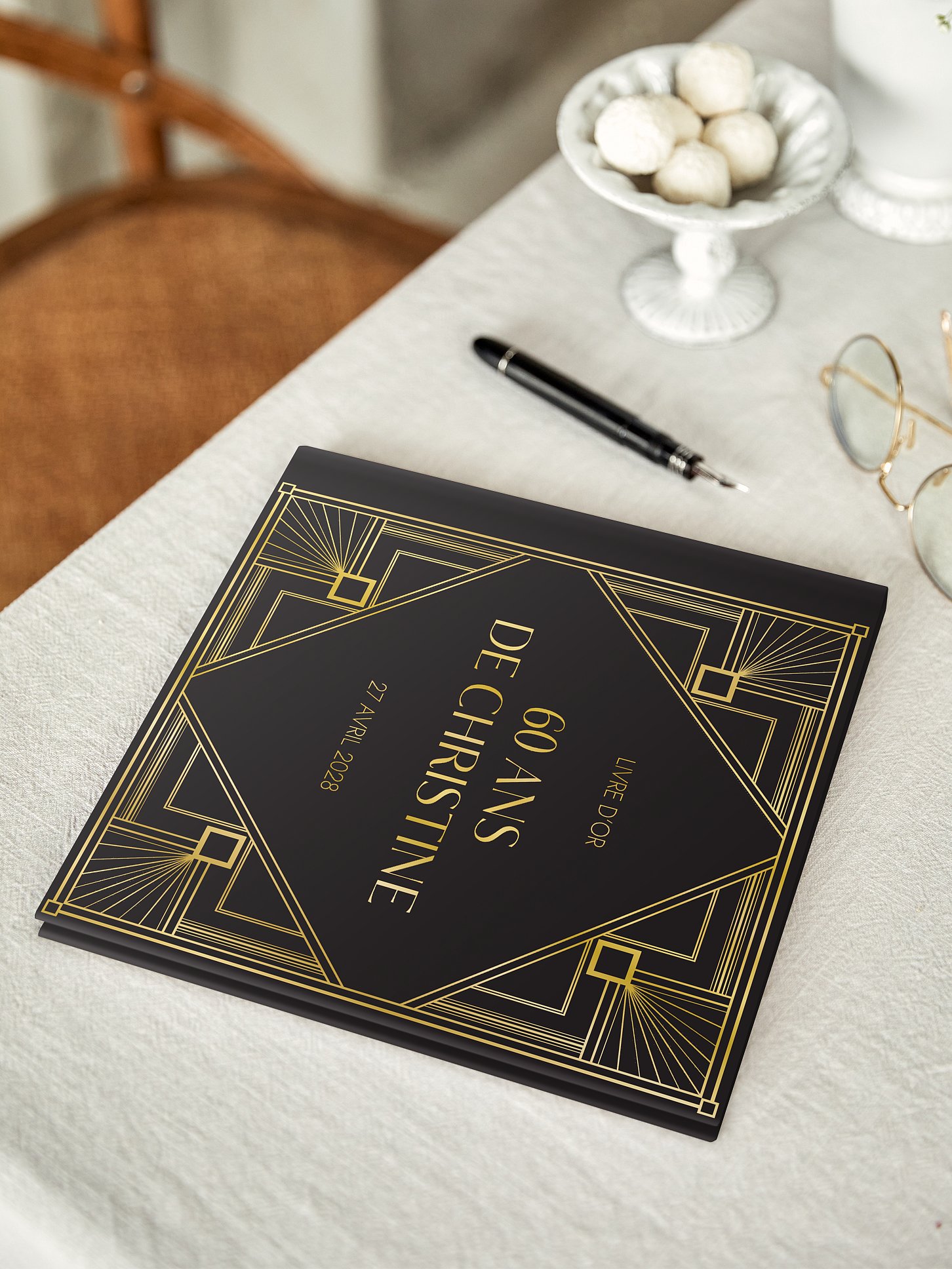 Livre d'or anniversaire Gatsby Feeling