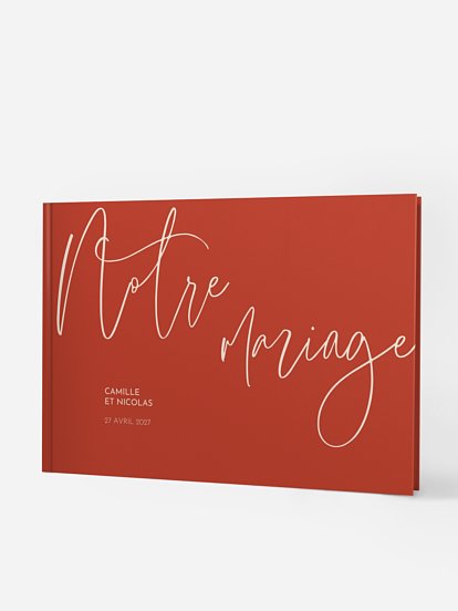 Livre d'or Typo élégante