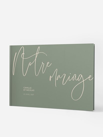 Livre d'or Typo élégante