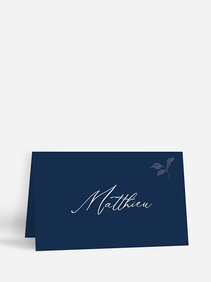 Marque-place mariage Raffinement