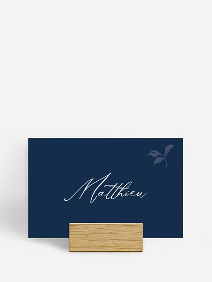 Marque-place mariage Raffinement