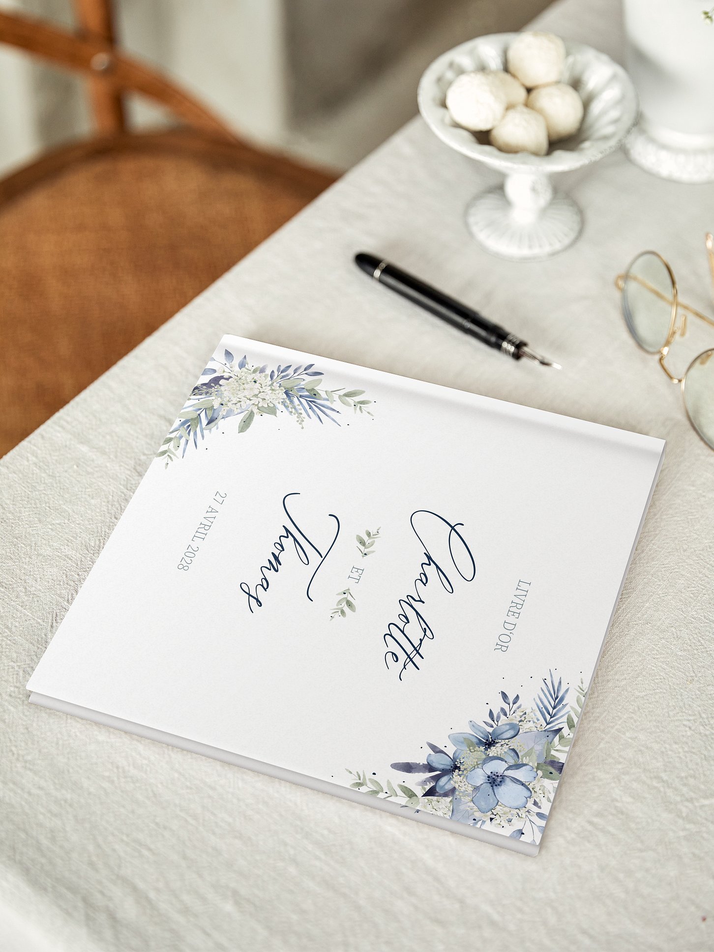 Livre d'or Flower Blues