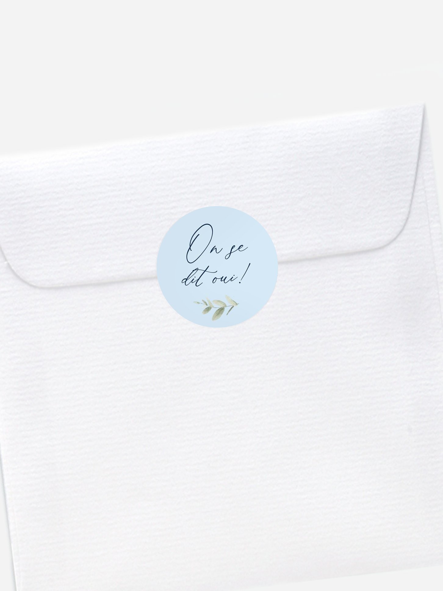 Stickers mariage Flower Blues