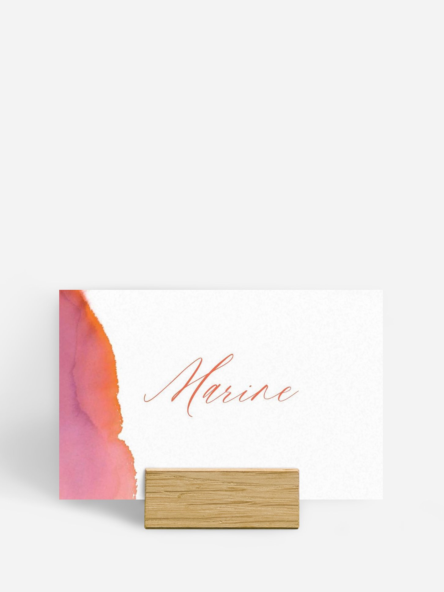 Marque-place mariage Brume élégante