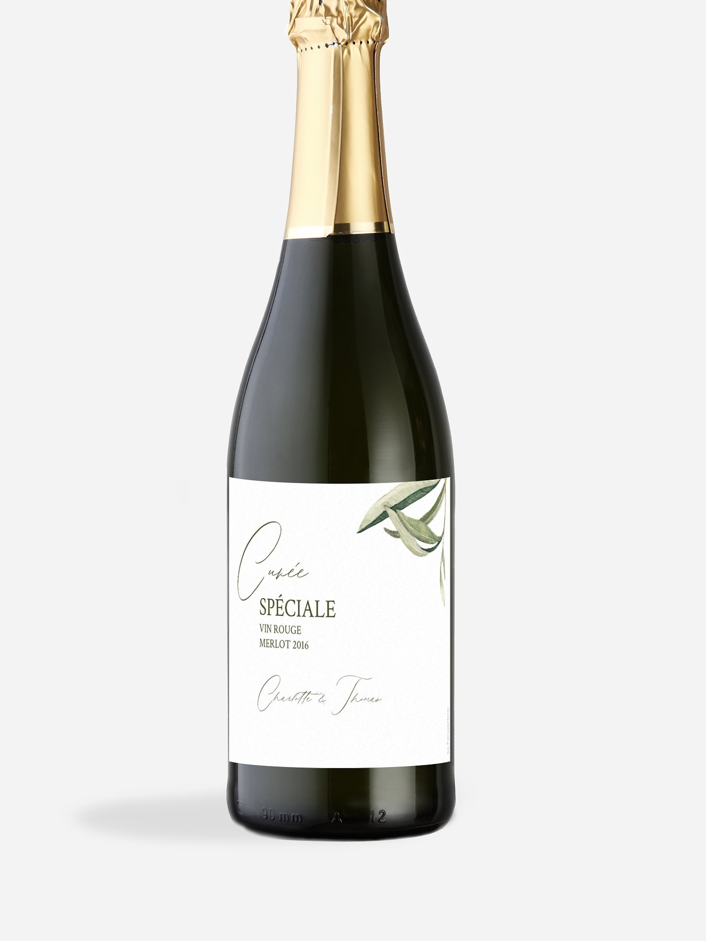 Étiquette bouteille Effluve d'oliviers