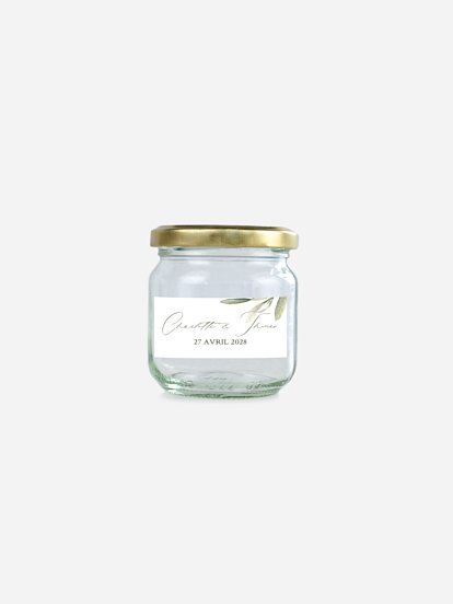 Étiquette cadeau mariage Effluve d'oliviers
