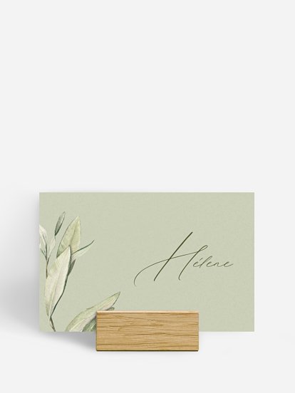 Marque-place mariage Effluve d'oliviers