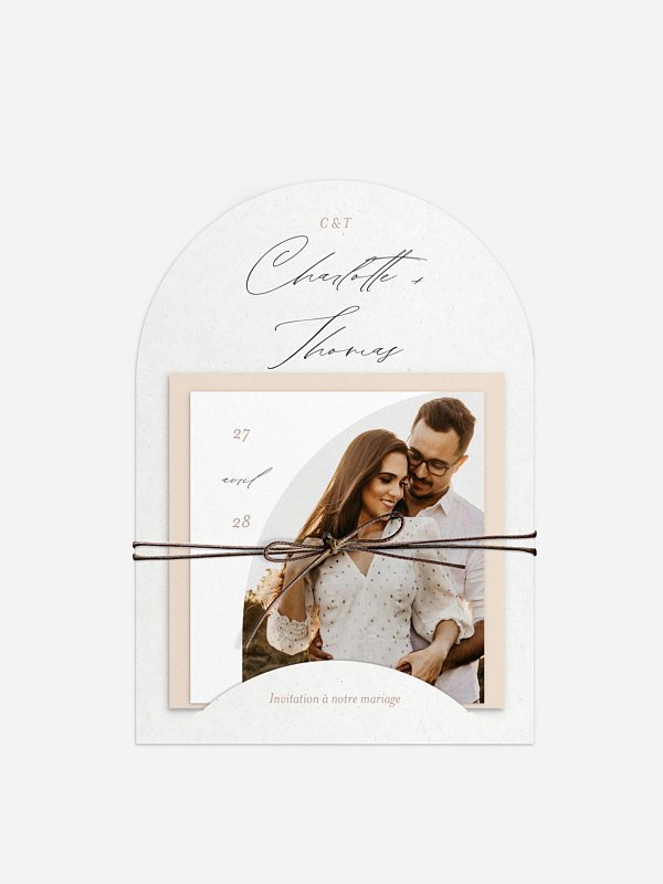 Faire-part de mariage Arche du bonheur