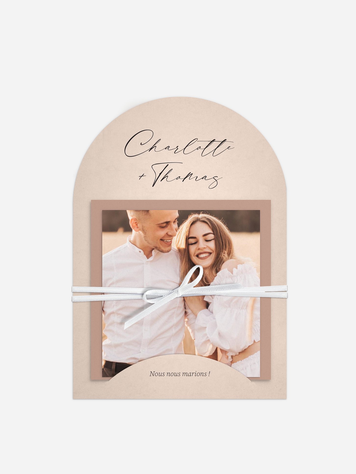 Faire-part de mariage Douce romance