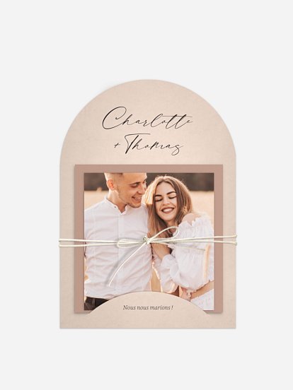 Faire-part de mariage Douce romance