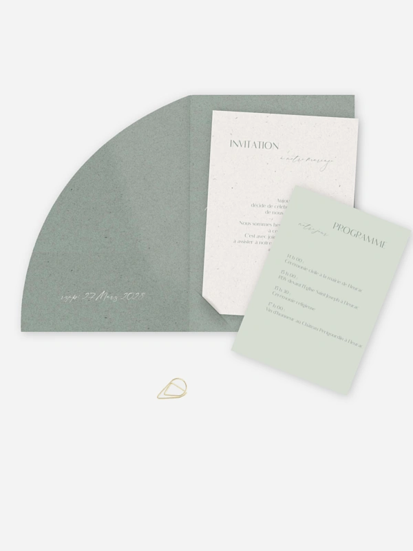 Faire-part de mariage Élégance manuscrite
