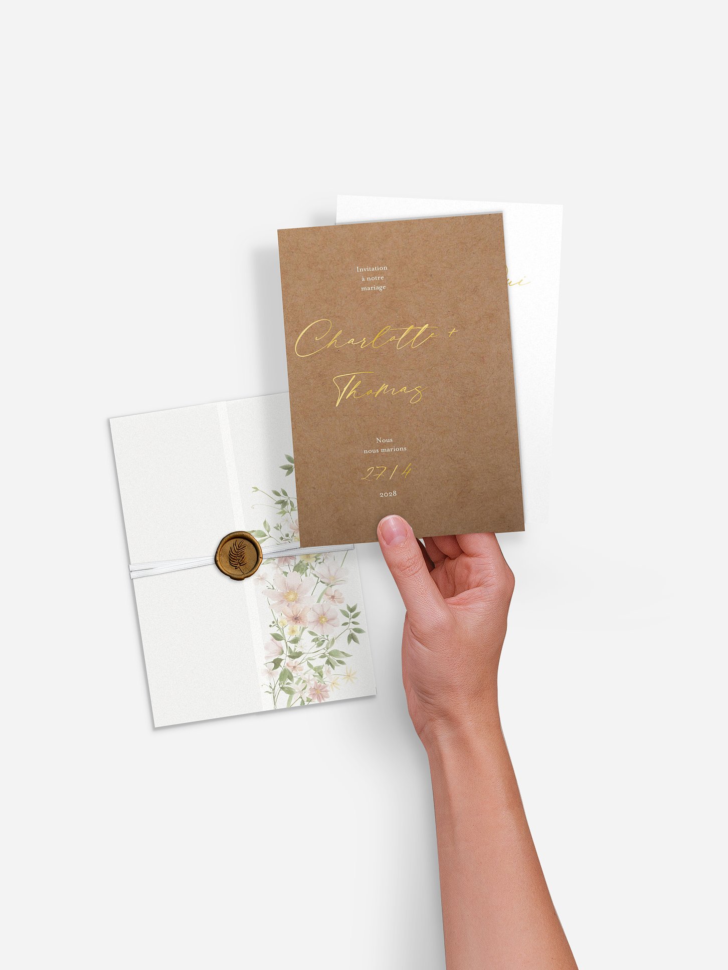 Faire-part de mariage Effluve florale