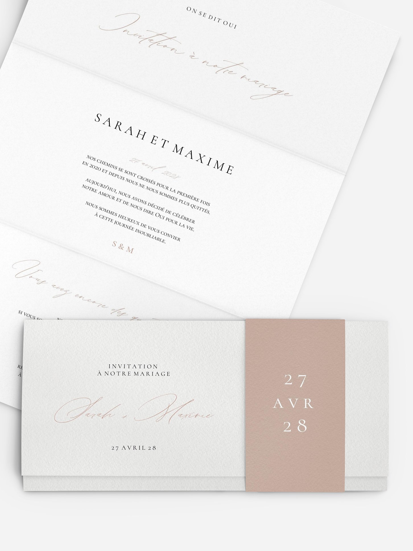 Faire-part de mariage Détails