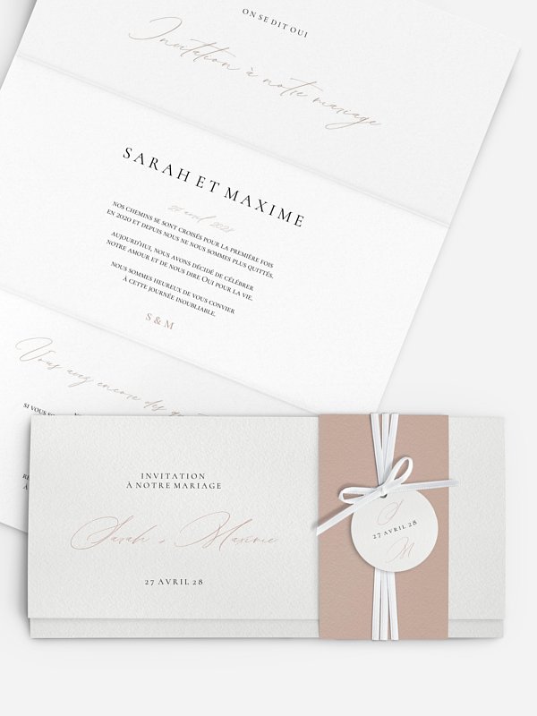 Faire-part de mariage Détails