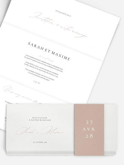 Faire-part de mariage Détails