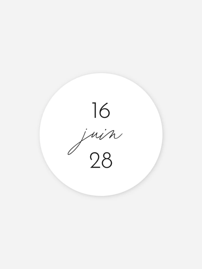 Étiquette cadeau mariage Escapade Boho