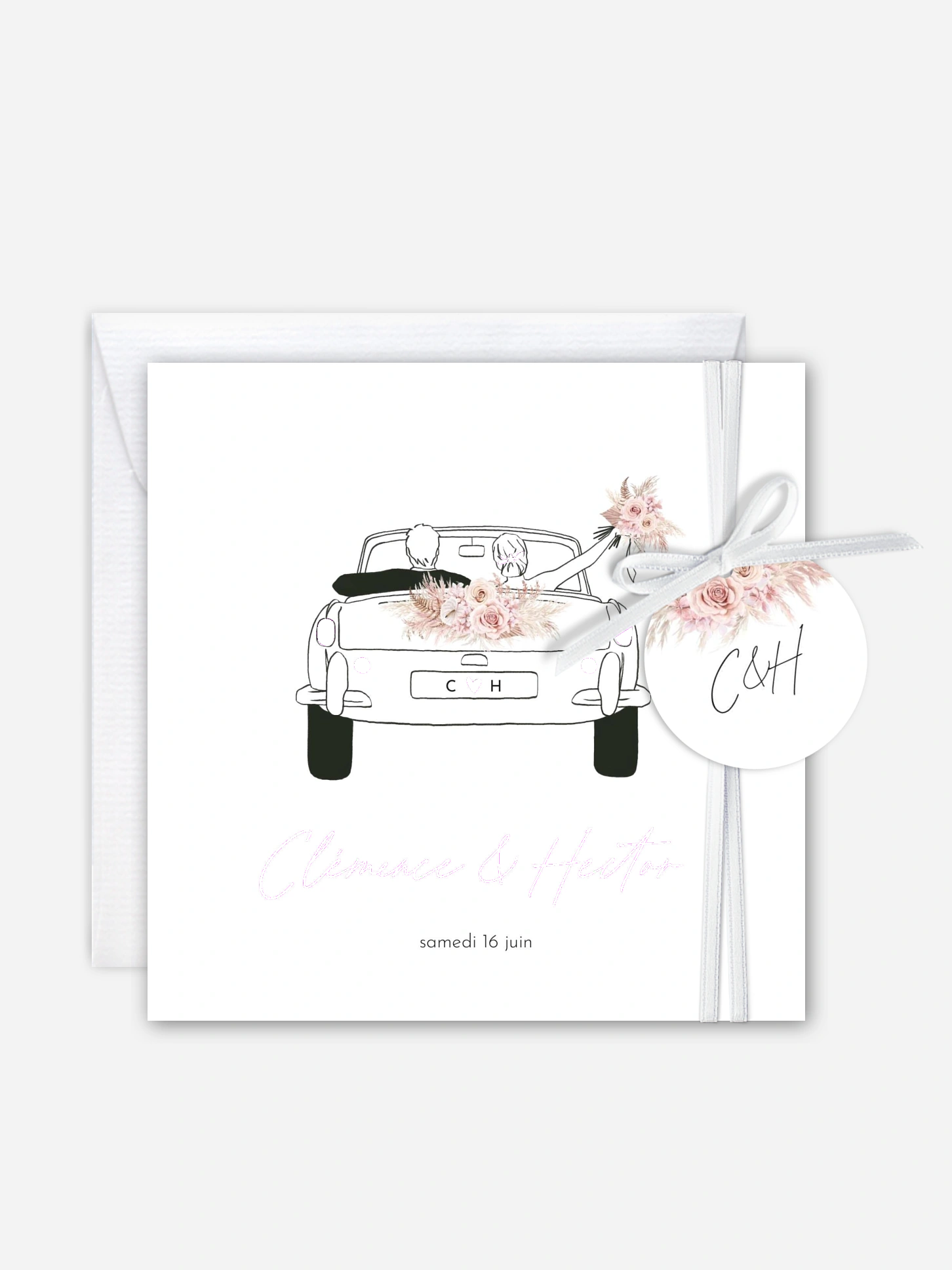 Faire-part de mariage Escapade Boho