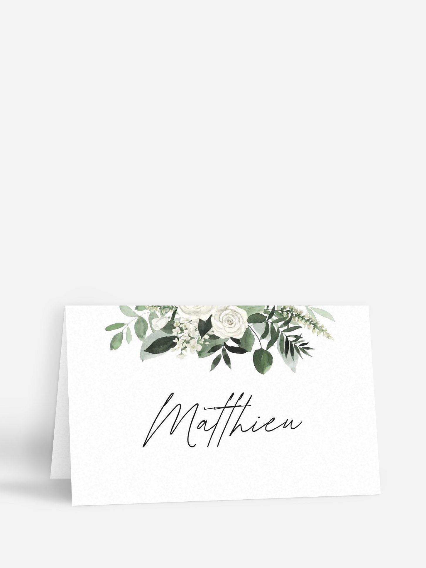 Marque-place mariage Escapade Greenery