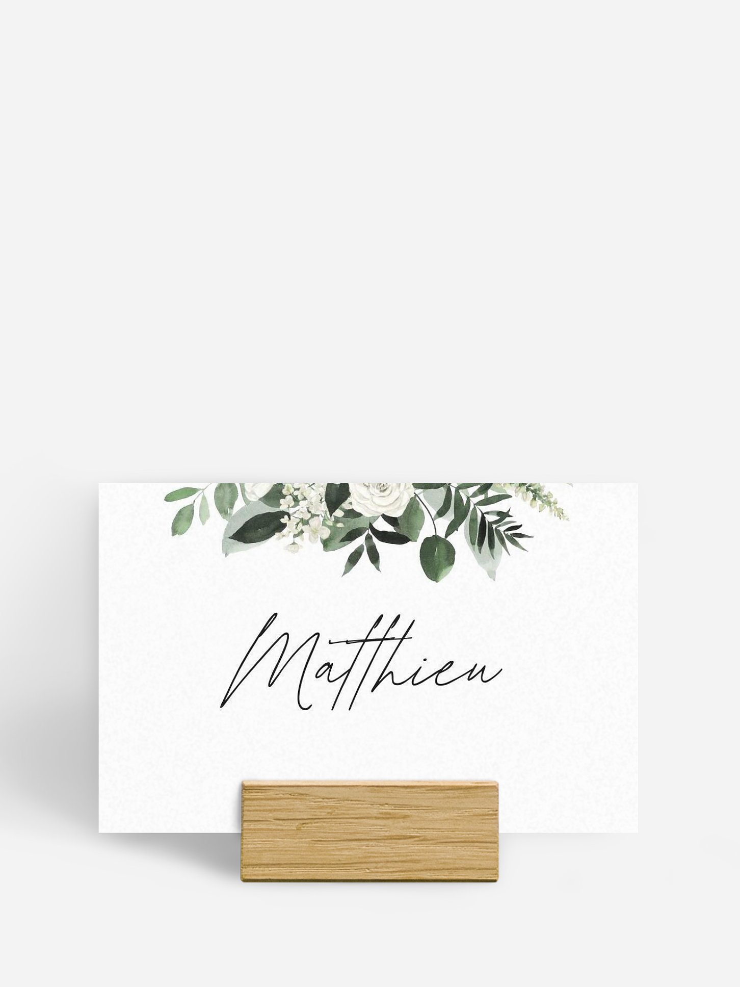 Marque-place mariage Escapade Greenery