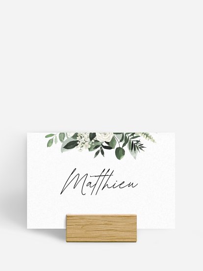 Marque-place mariage Escapade Greenery