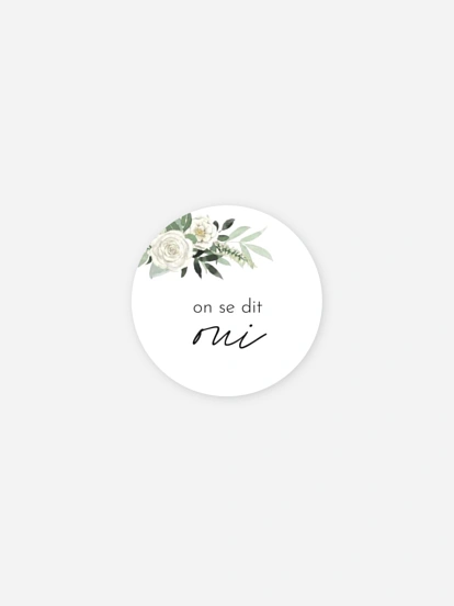 Stickers mariage Escapade Greenery