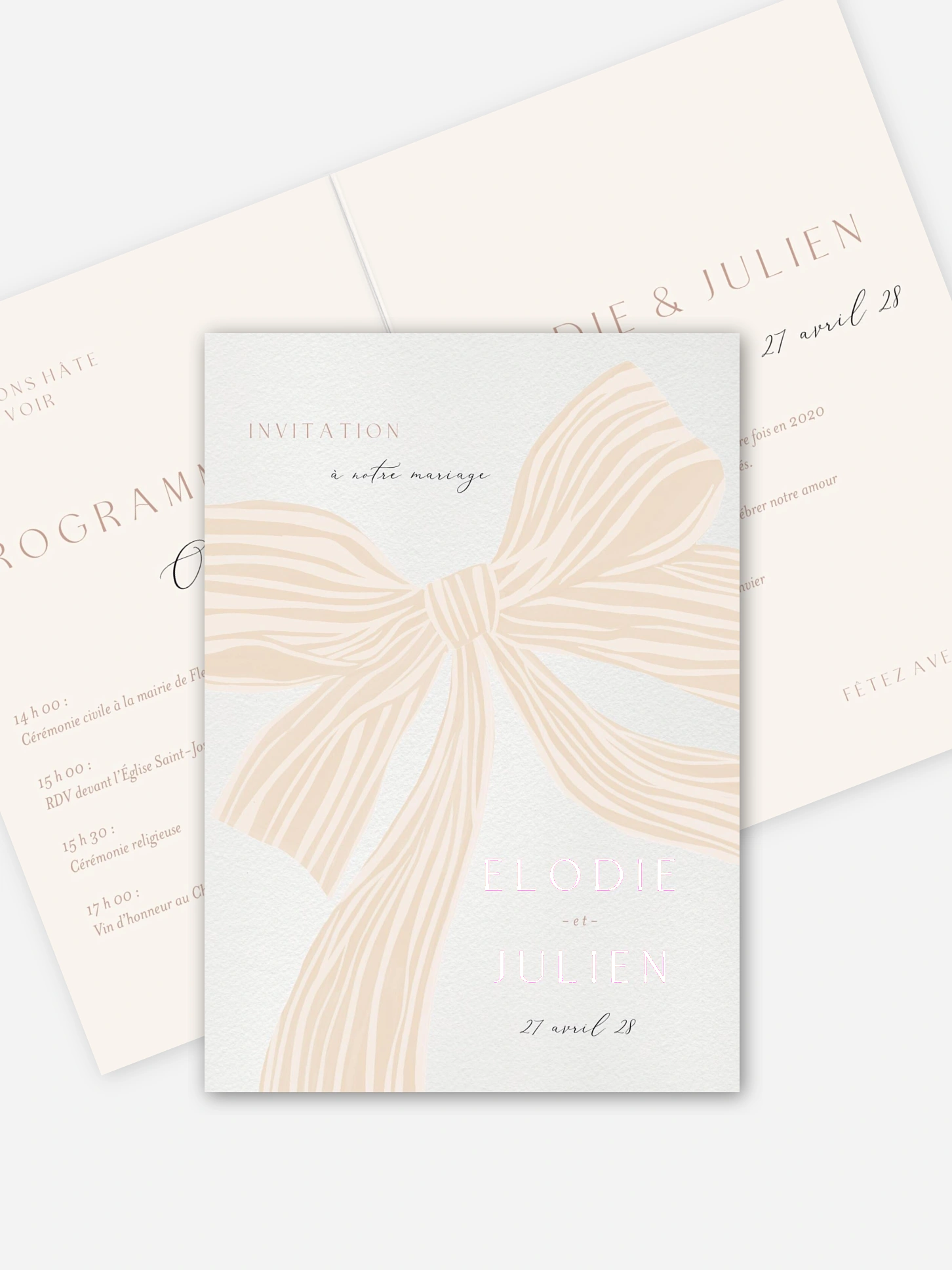 Faire-part de mariage Liens d’amour