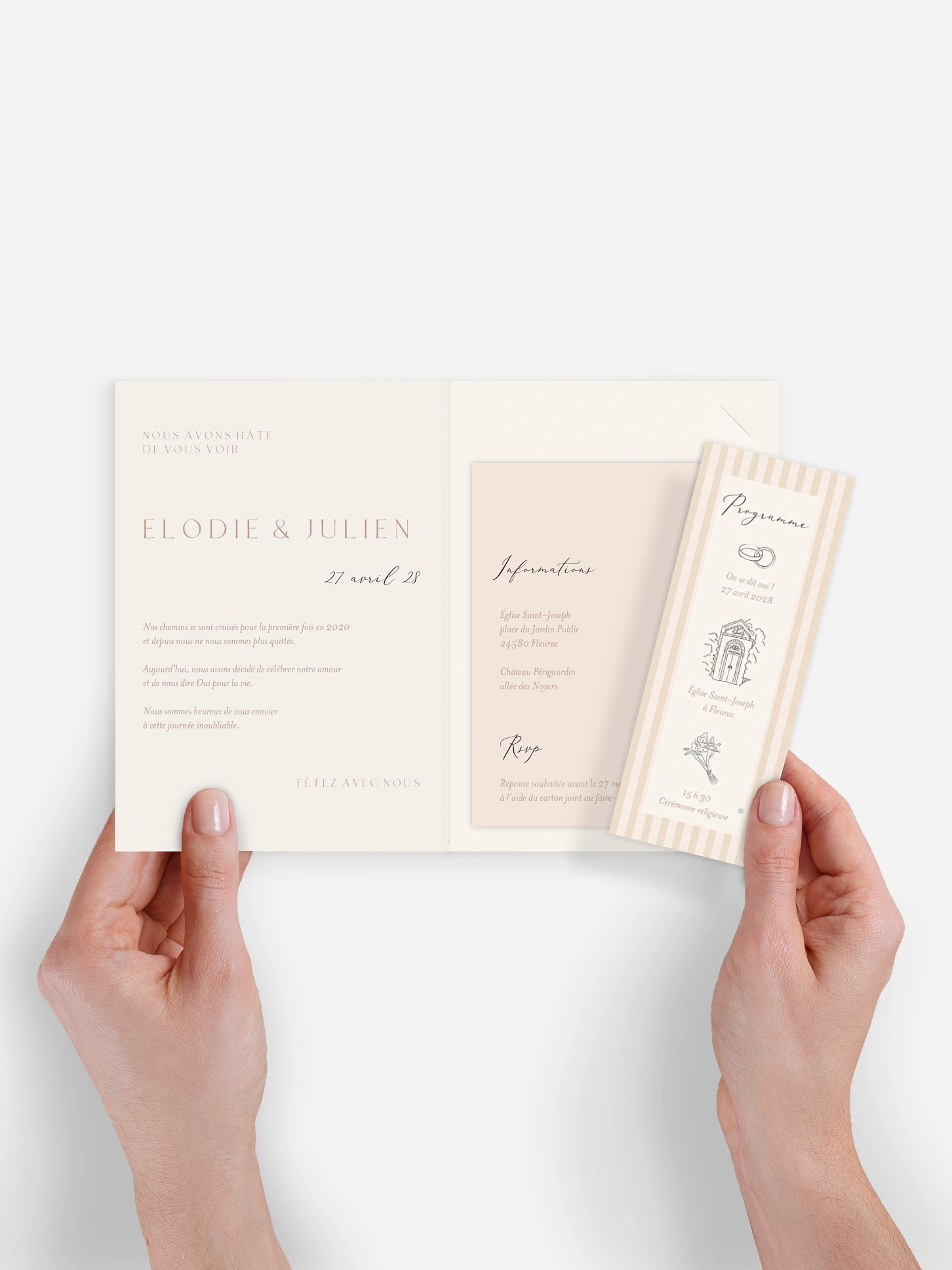 Faire-part de mariage Liens d’amour