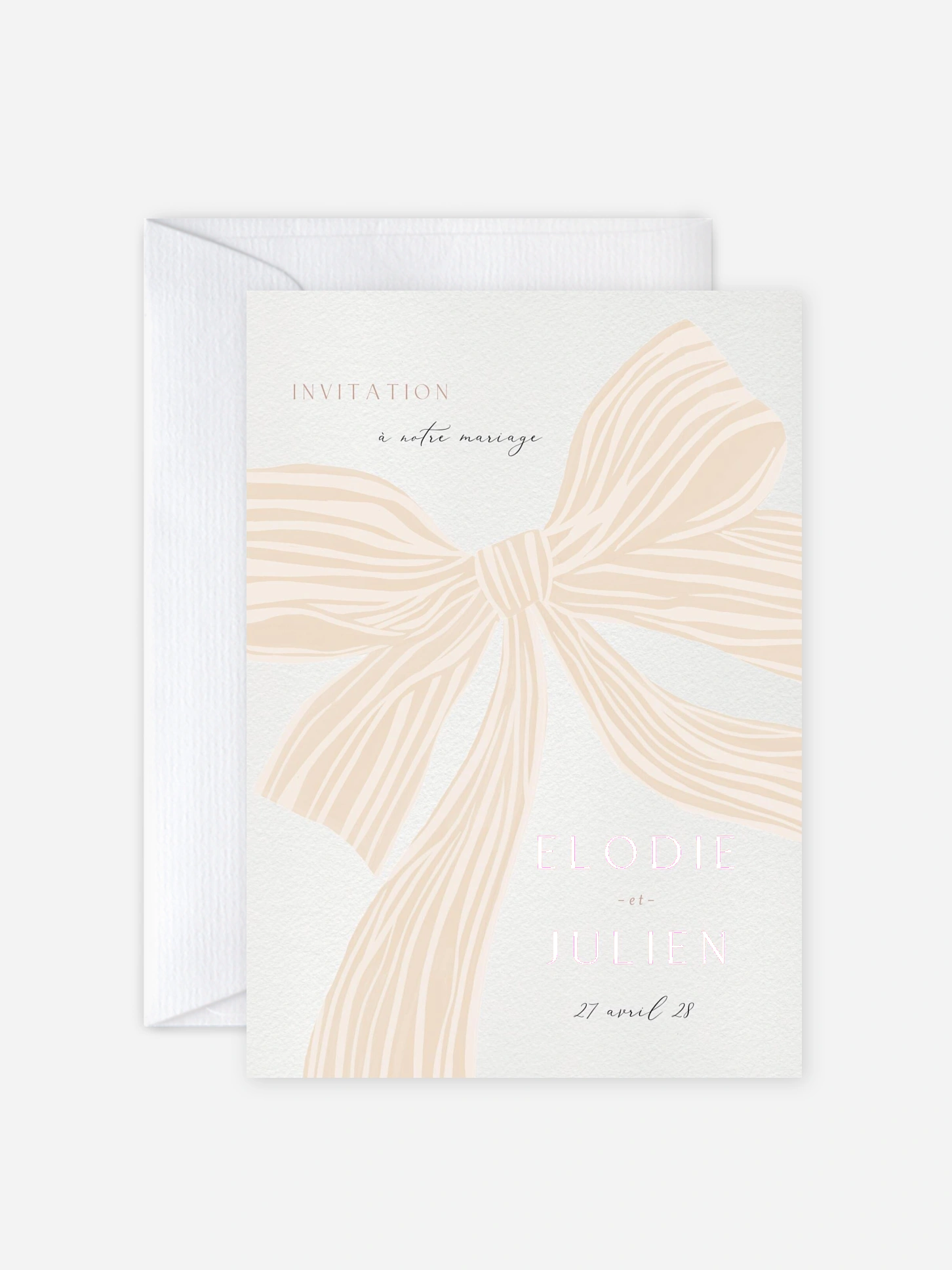 Faire-part de mariage Liens d’amour