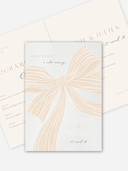 Faire-part de mariage Liens d’amour