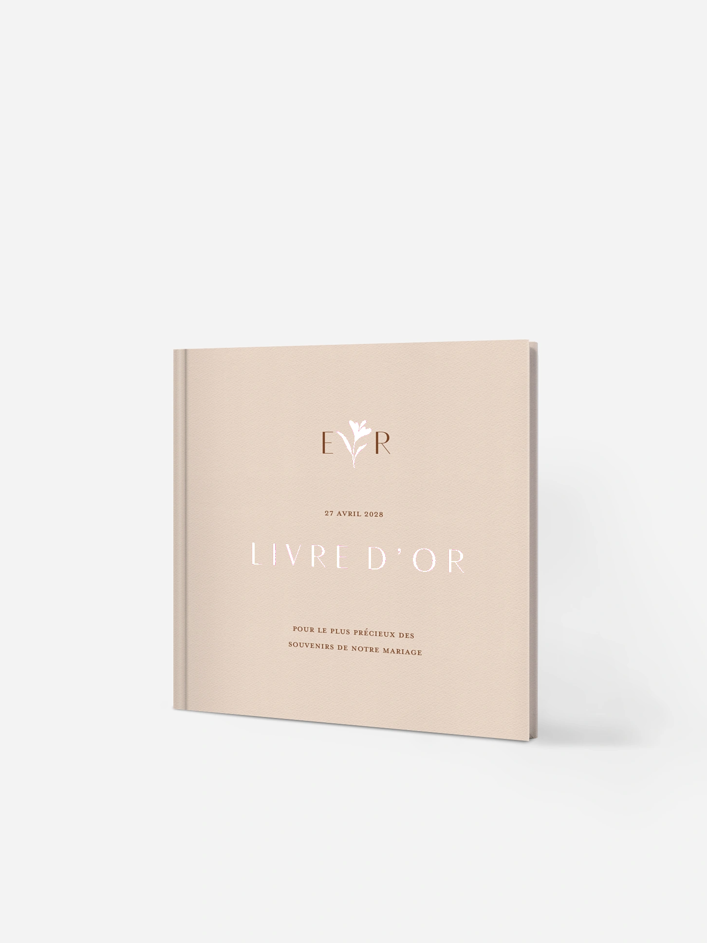 Livre d'or Élégant Monogramme