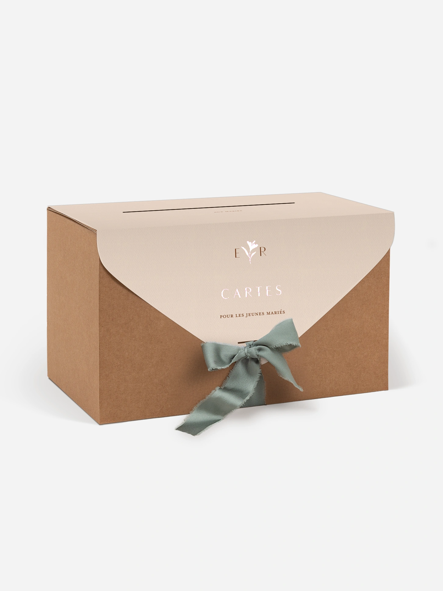 Urne Mariage Élégant Monogramme