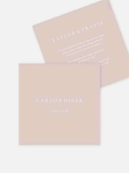 Carton d'invitation Enchanted Garden
